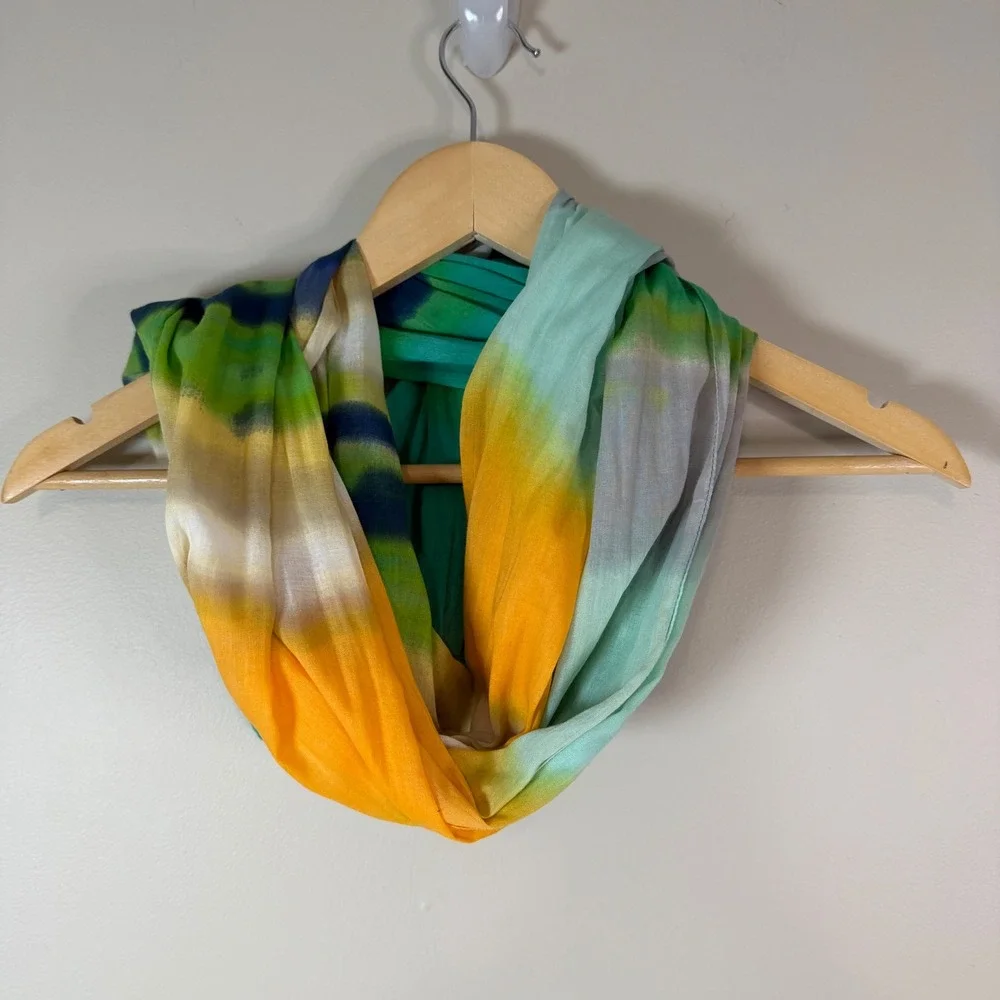 Tie Dye Ombre Cotton Scarf Wrap 20